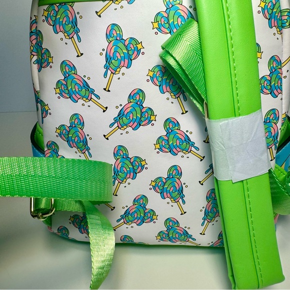 NWT. Loungefly Disney Mickey Mouse Lollipop Loungefly Mini Backpack Disney Eats. - Picture 6 of 11